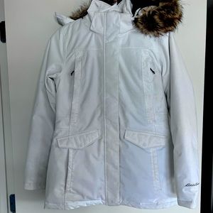 Eddie Bauer Puffer Trench Coat